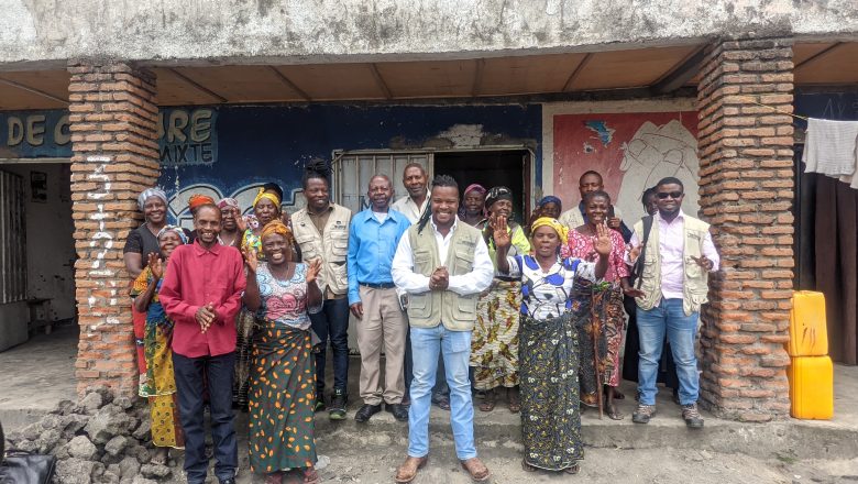 FLASH/Goma: Black Man BAUSI soutient les petits commerces des personnes du 3e âge du quartier Lac vert